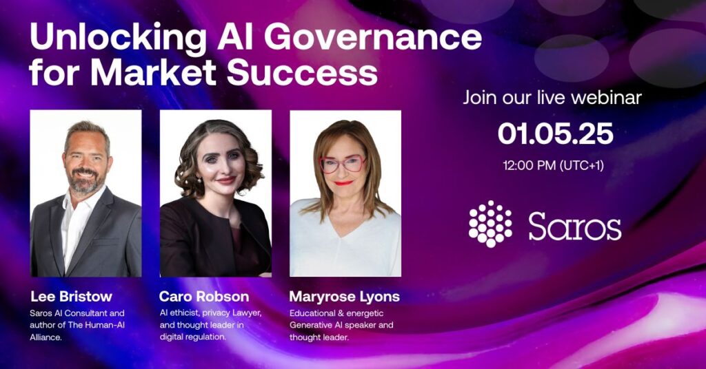 AI Governance Saros Consulting Ireland